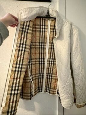 Burberry Quilted Jacket with Nova Check lining
